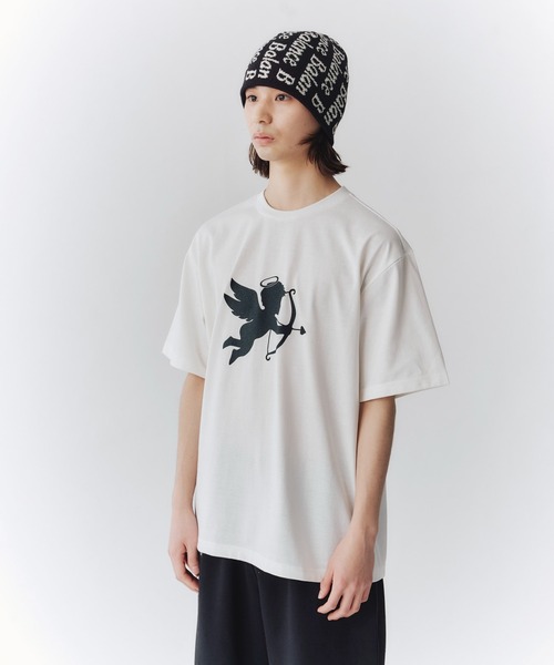 ☆韓国の人気☆【PXG】BATWING ショート スリーブ Tシャツ FCMM tシャツ 「UNISEX」CUPID SHADOW S/S TEE/キューピッド