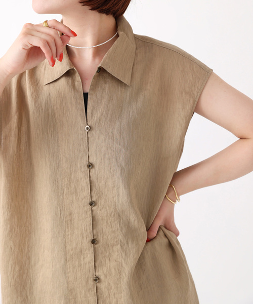 Spick＆Span シャツ ブラウス ビスチェコンビチュニックシャツ  