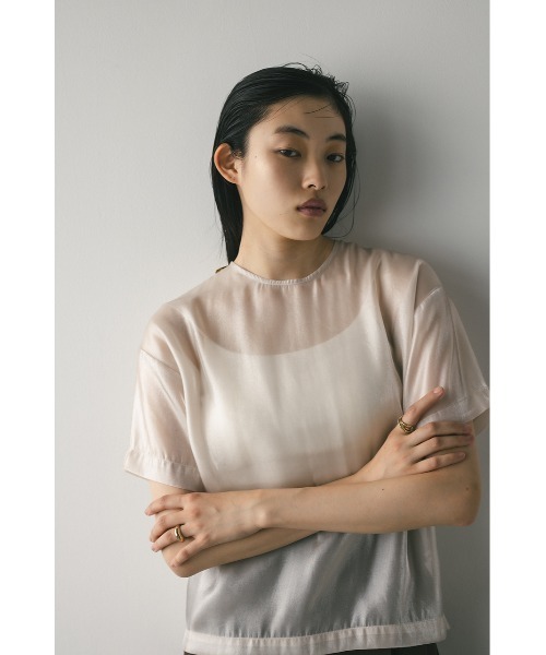 STYLEMIXER tシャツ メタリックシアートップ レディース
