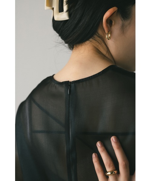 STYLEMIXER（スタイルミキサー） tシャツ メタリックシアートップ