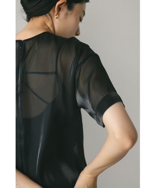 STYLEMIXER tシャツ メタリックシアートップ レディース