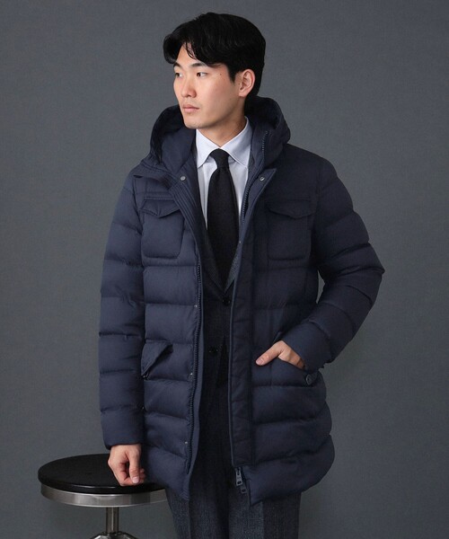 Herno フード付きダウンジャケット ブラック 最終価格です】Herno