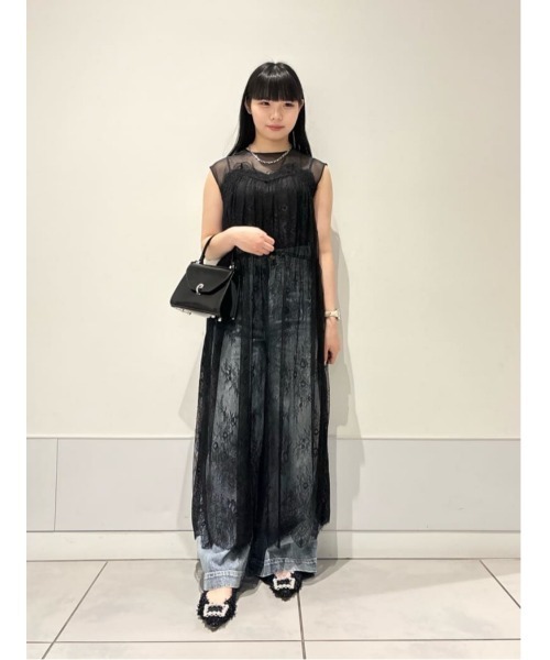 LOULOU WILLOUGHBY ワンピース 「LOULOU WILLOUGHBY」レース切替