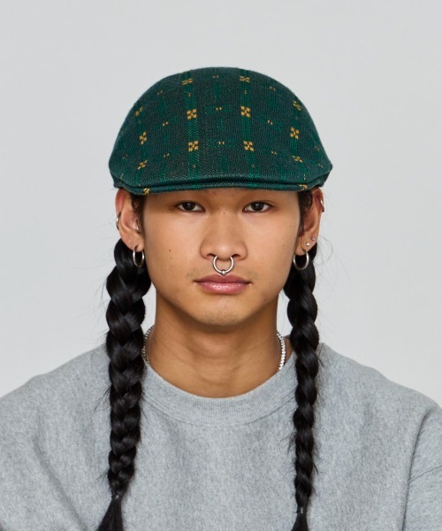 KANGOL 帽子 ベレー帽 HYPER PLAID 507 / カンゴール レディース