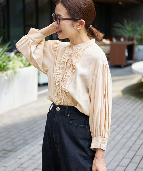 IENA シアーコットンギャバフリルシャツ シアーコットンギャバ フリルシャツ | イエナ(IENA) | マルイ
