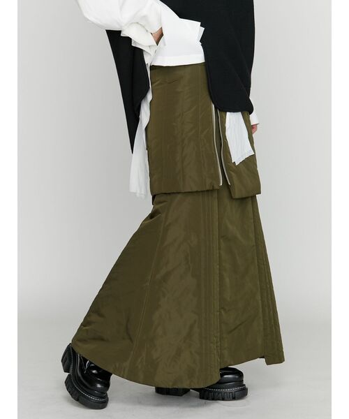 極美品✰UN3D. 30800円 レイヤードスカート UN3D. スカート UN3D./アンスリード/SHEER LAYERED SK/シアー