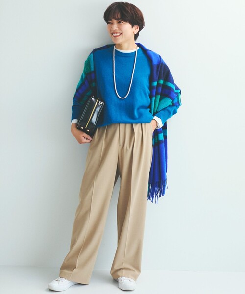 23区 ニット セーター 「Oggi2月号掲載/洗える」ピュアカシミヤ