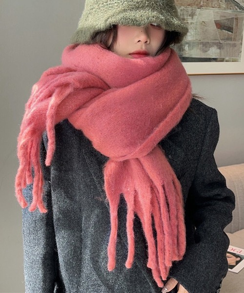 WESTSEA（ウエストシー） マフラー ストール モヘアタッチ