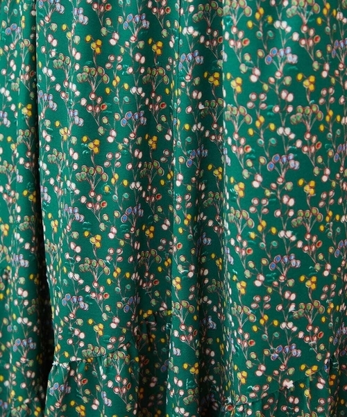 Jocomomola（ホコモモラ） スカート Cocido プリント ギャザースカート