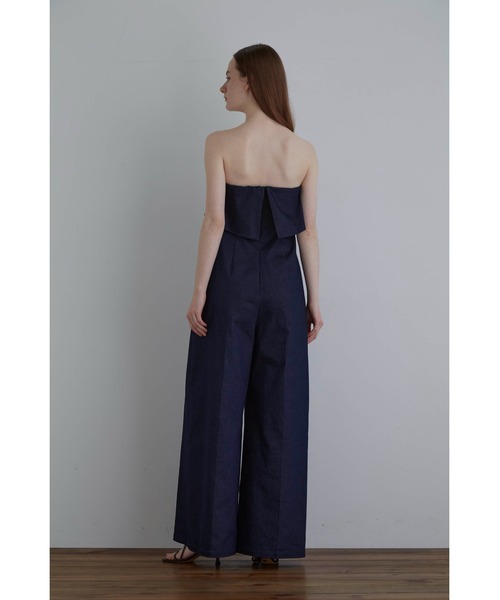 LE PHIL オールインワン ハイストレッチデニムベアコンビネゾン  