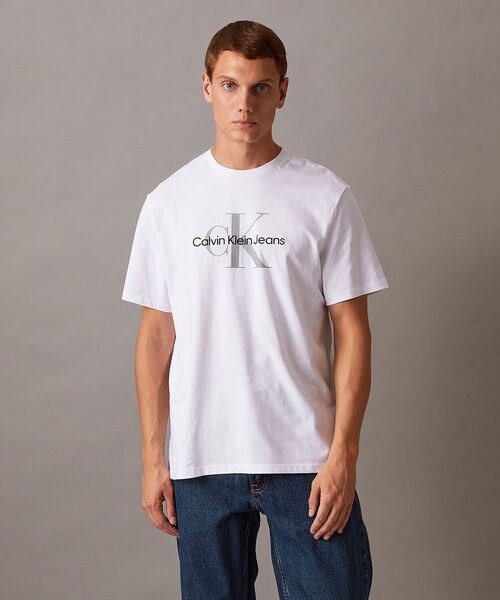 【 】CK Jeans ショートスリーブTシャツ★送料無料★ Calvin Klein tシャツ 「ユニセックス」ショートスリーブ