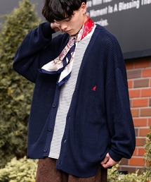 KANGOL（カンゴール） カーディガン 別注コラボワンポイント刺繍ニット