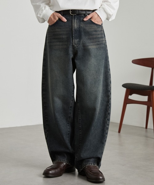 MONO-MART（モノマート） ジーンズ ヴィンテージライクセミワイド
