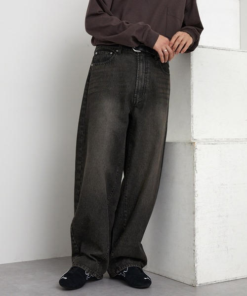 MONO-MART（モノマート） ジーンズ ヴィンテージライクセミワイド
