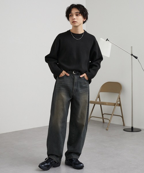 MONO-MART（モノマート） ジーンズ ヴィンテージライクセミワイド