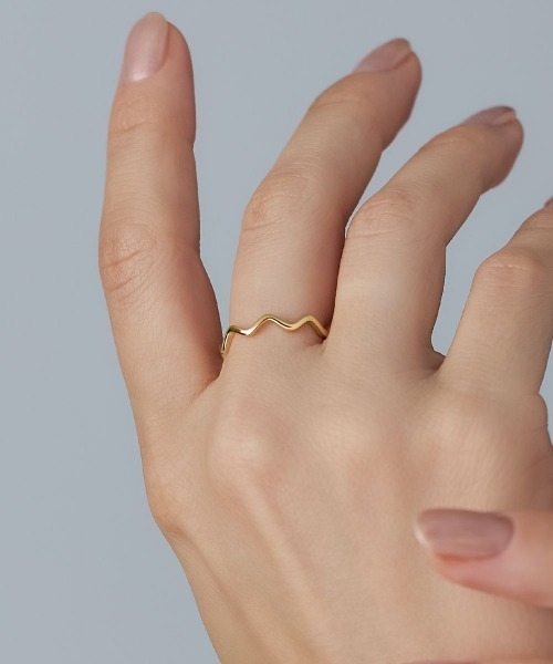 4℃（ヨンドシー） 指輪 リング 「The Tidal」K10イエローゴールド