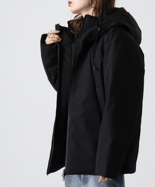 MMMM ダウンジャケット ダウン フードダウンジャケット/撥水/防風