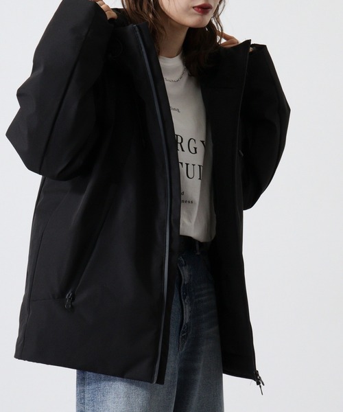 MMMM ダウンジャケット ダウン フードダウンジャケット/撥水/防風