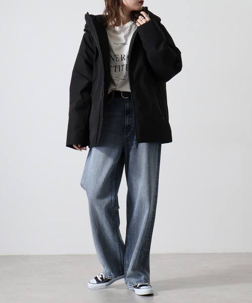 MMMM ダウンジャケット ダウン フードダウンジャケット/撥水/防風