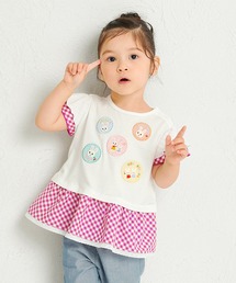 MIKI HOUSE（ミキハウス） tシャツ ビタミンカラーうさこフリル半袖T
