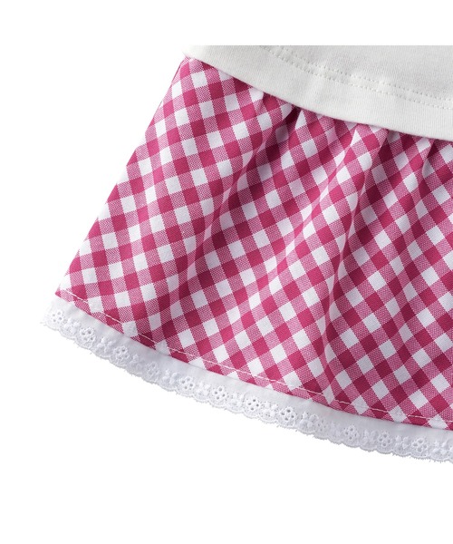 MIKI HOUSE（ミキハウス） tシャツ ビタミンカラーうさこフリル半袖T