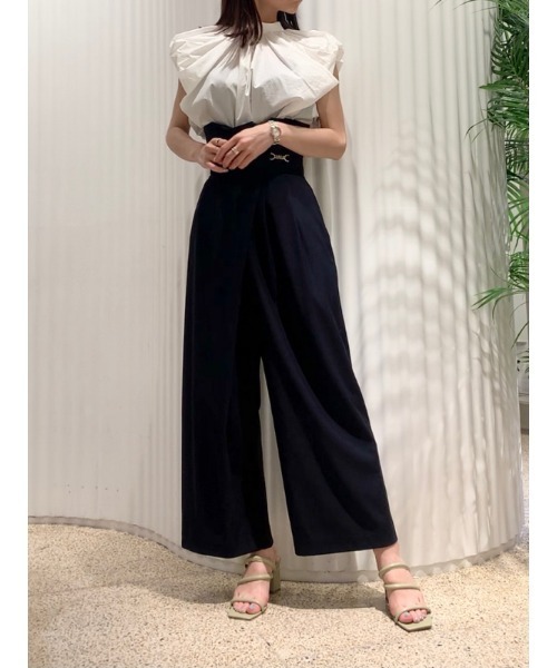 「SNIDEL」 ノースリーブブラウス ONE SIZE ピンク レディース SNIDEL 「SNIDEL」 ノースリーブブラウス FREE ピンク