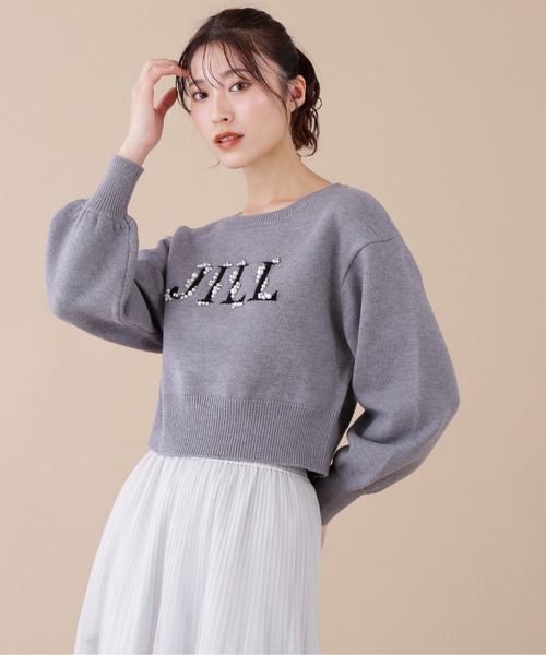 JILLby♡美品ビジューニット♡送料込み JILL by JILL STUART（ジルバイジルスチュアート） ニット セーター