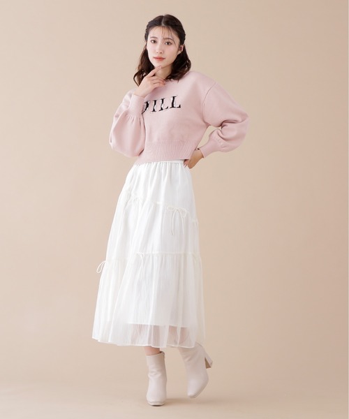 新品 定価16200円 ジルスチュアート  ニット ホワイト JILLSTUART - 新品 定価16200円 ジルスチュアート ニット ホワイト の