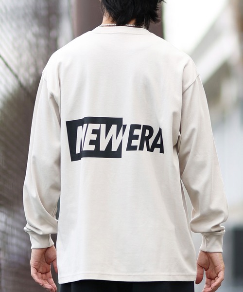 【新品】ニューエラ／シャツ／長袖 NEW ERA（ニューエラ） tシャツ 長袖Tシャツ オリジナルロゴ ロンT