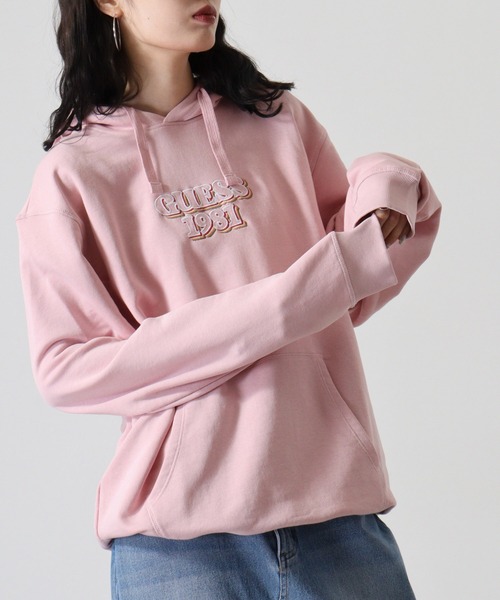GUSEE パーカー GUESS Originals Garment Dyed Zip Up Hoodie パーカー | GUESS(ゲス