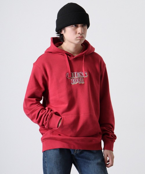 GUESS（ゲス） パーカー GUESS GUESS EMBRO HOODIE SWEATSHIRT