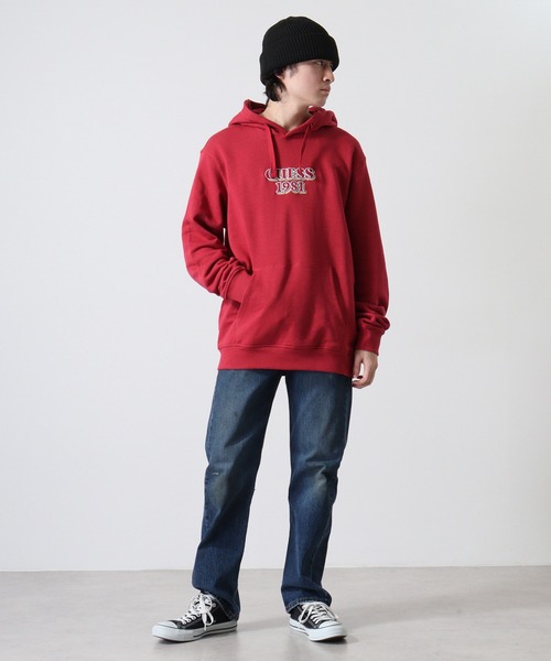 GUESS（ゲス） パーカー GUESS GUESS EMBRO HOODIE SWEATSHIRT 