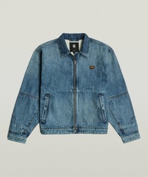COACH ロゴ入り ブラックデニムジャケット CAPTAINS HELM - LOGO DENIM COACH JKT (BLACK) / ロゴ刺繍