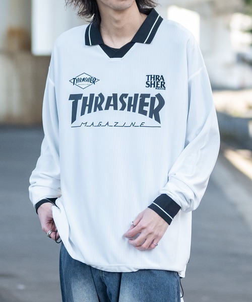 THRASHER（スラッシャー） tシャツ 「at」「THRASHER/スラッシャー
