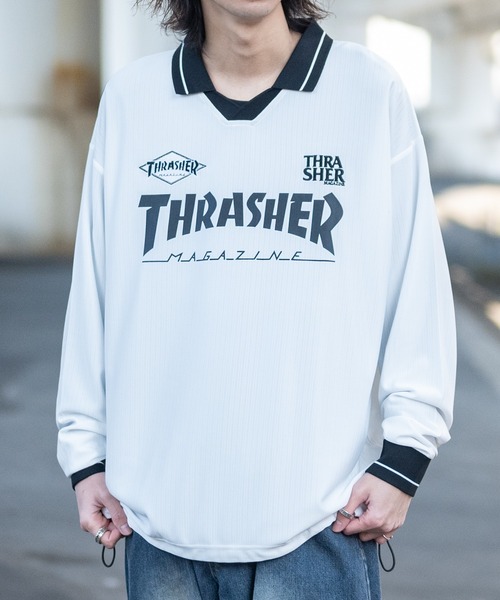 THRASHER（スラッシャー） tシャツ 「at」「THRASHER/スラッシャー