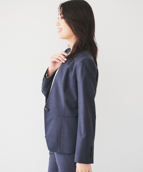 UNTITLED（アンタイトル） ジャケット ノーカラージャケット 「通勤