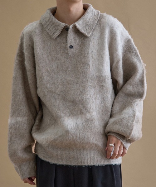 egon lab エゴンラボ　ニットポロ EgonLab KNIT POLO – 082plus