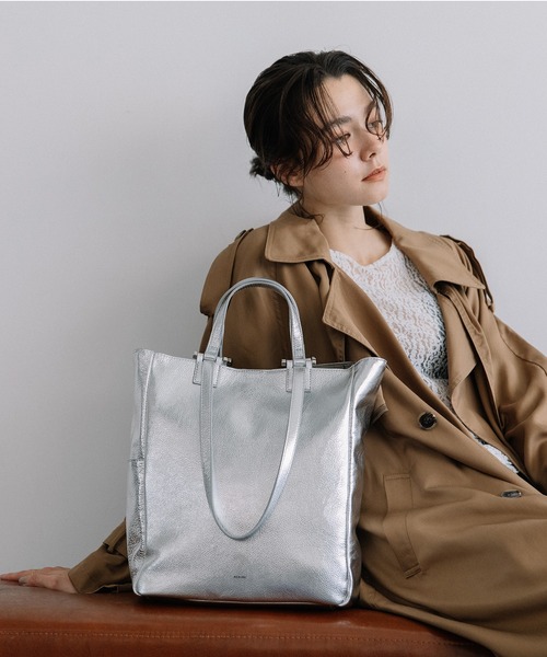 新品★ BEAURE/カウレザー ダブルハンドル A4 トート Beau're トートバッグ 「BEAURE/ビュレ」カウレザー ダブル