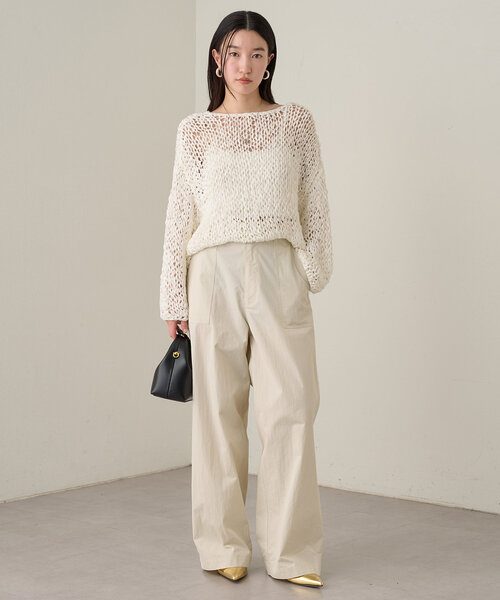 Loungedress パンツ ベイカールーズパンツ レディース