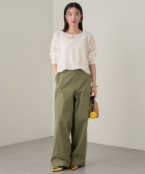 Loungedress ラウンジドレス  ベイカーパンツ Loungedress パンツ ベイカールーズパンツ レディース