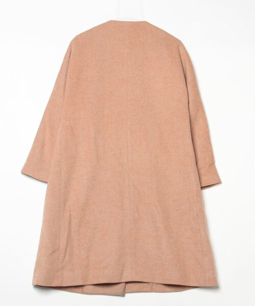 「l'atelier du savon」 ノーカラーコート FREE レッド レディース_画像2