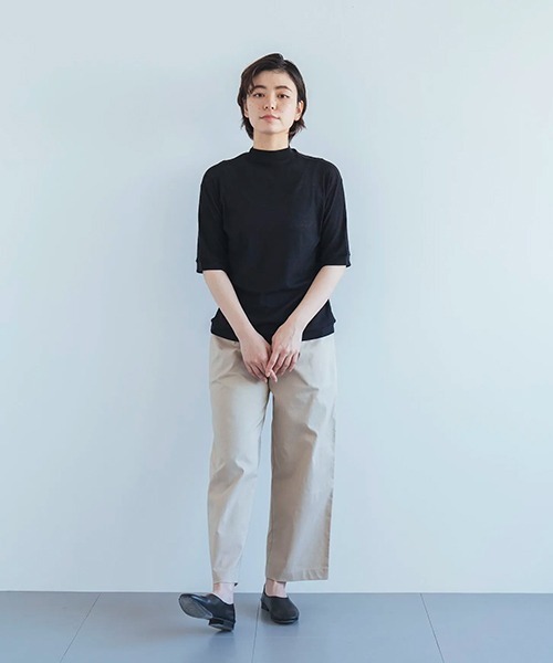 tシャツ コットンスーピマテレコボトルネック レディース D tシャツ コットンスーピマテレコボトルネック レディース