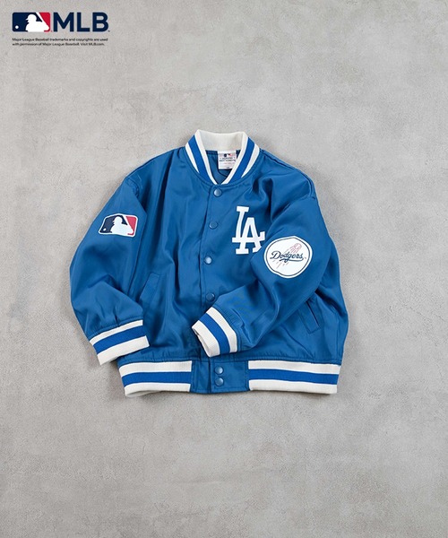 MLB セットアップ 「MLB」別注ナイロンスタジャン キッズ 子供服