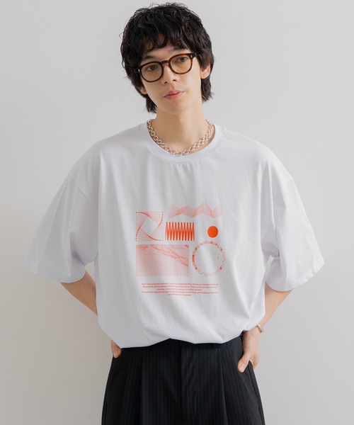 SINSS tシャツ Geometric design T-shirt / ジオメトリック