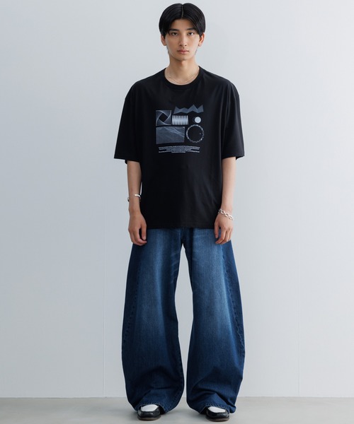 GREEN MESSAGE WIDE FITS TEE | Tshirts/CUTSEW | JUZU store