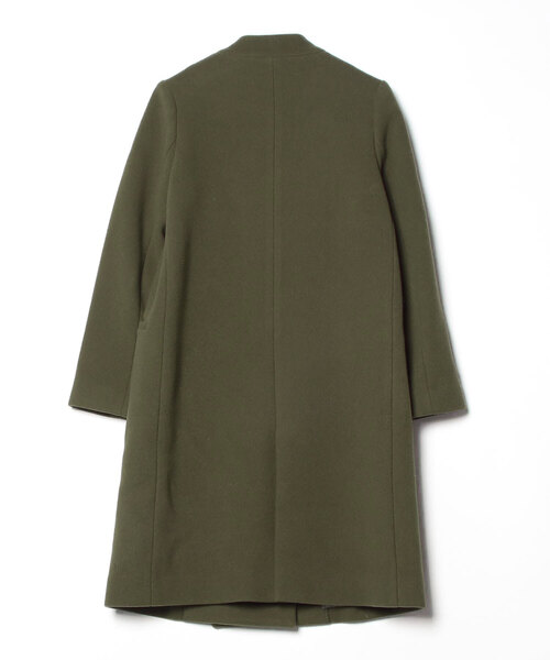 UNITEDTOKYOウールノーカラーCPO UNITED TOKYO（ユナイテッドトウキョウ） ノーカラーコート 2 グリーン