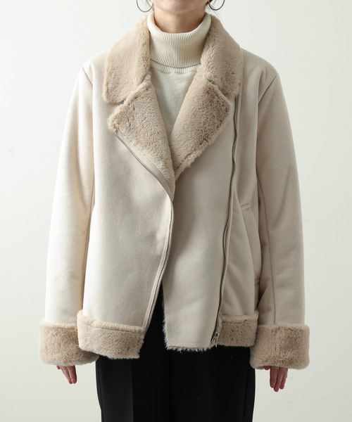 「COLONY 2139」 ジップアップブルゾン FREE グレイッシュベージュ レディース_画像2
