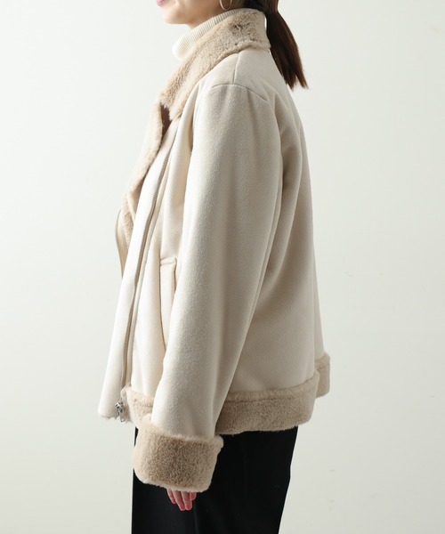 「COLONY 2139」 ジップアップブルゾン FREE グレイッシュベージュ レディース_画像3