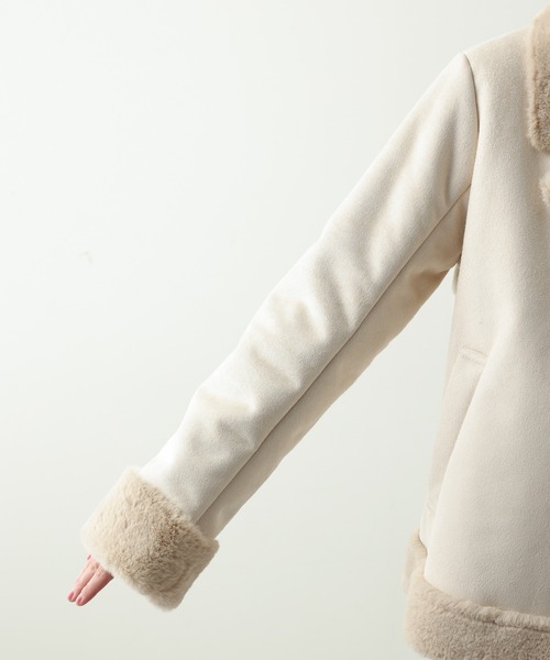 「COLONY 2139」 ジップアップブルゾン FREE グレイッシュベージュ レディース_画像6