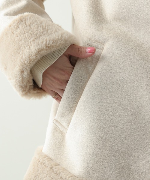 「COLONY 2139」 ジップアップブルゾン FREE グレイッシュベージュ レディース_画像7